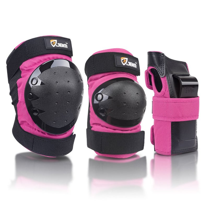 JBM Adult & Kids Knee Pads Elbow Pads and Wrist Guards for Inline Skating, Roller Skating, Skateboarding, Scootering - Image 1
